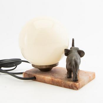 Table lamp, 20th century.