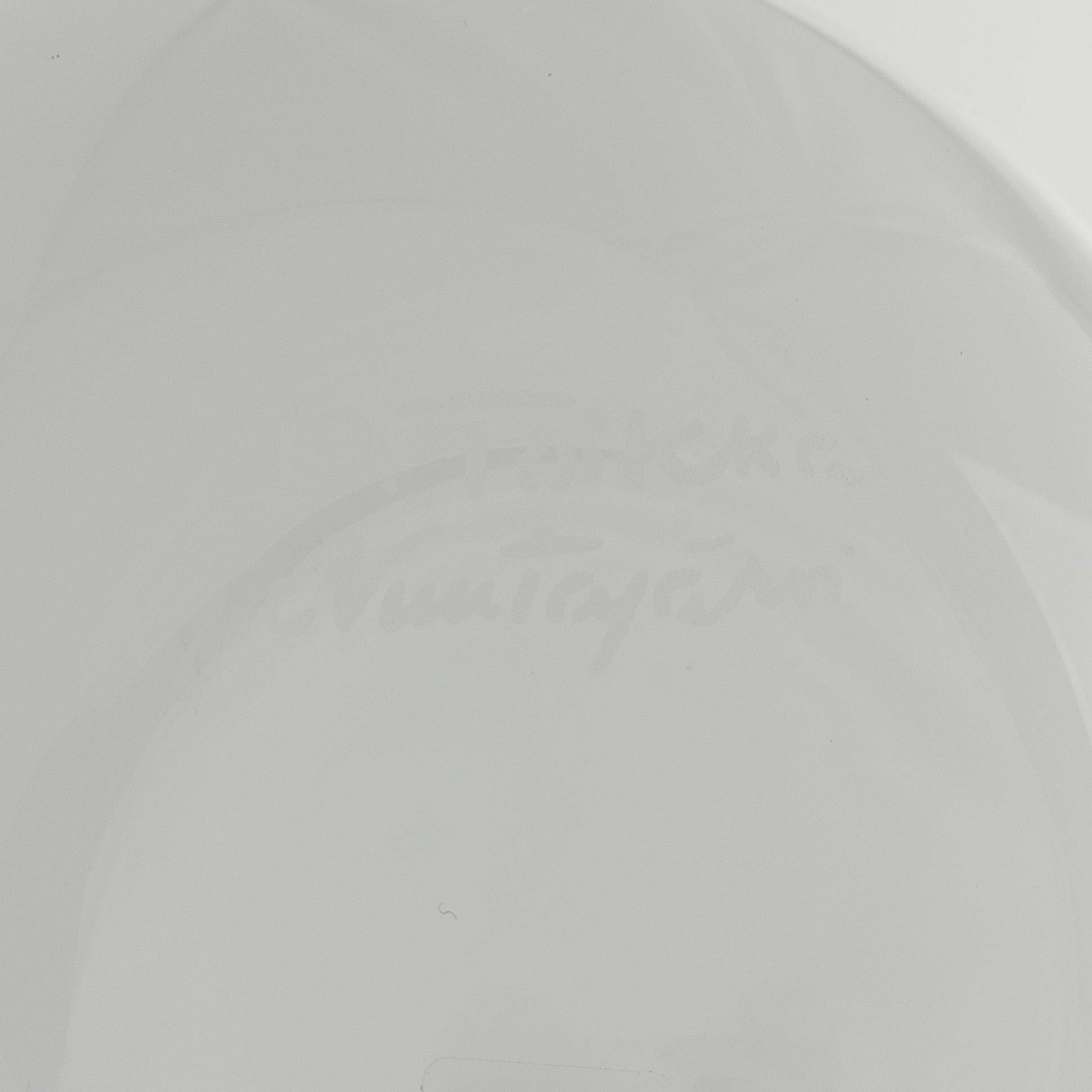 Oiva Toikka, glasfågel, "Kuulas". Signerad O. Toikka Nuutajärvi.