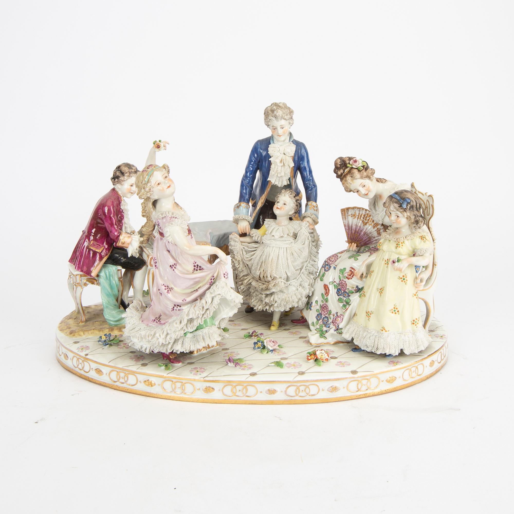 A German porcelain figurine first half of the 20th century.