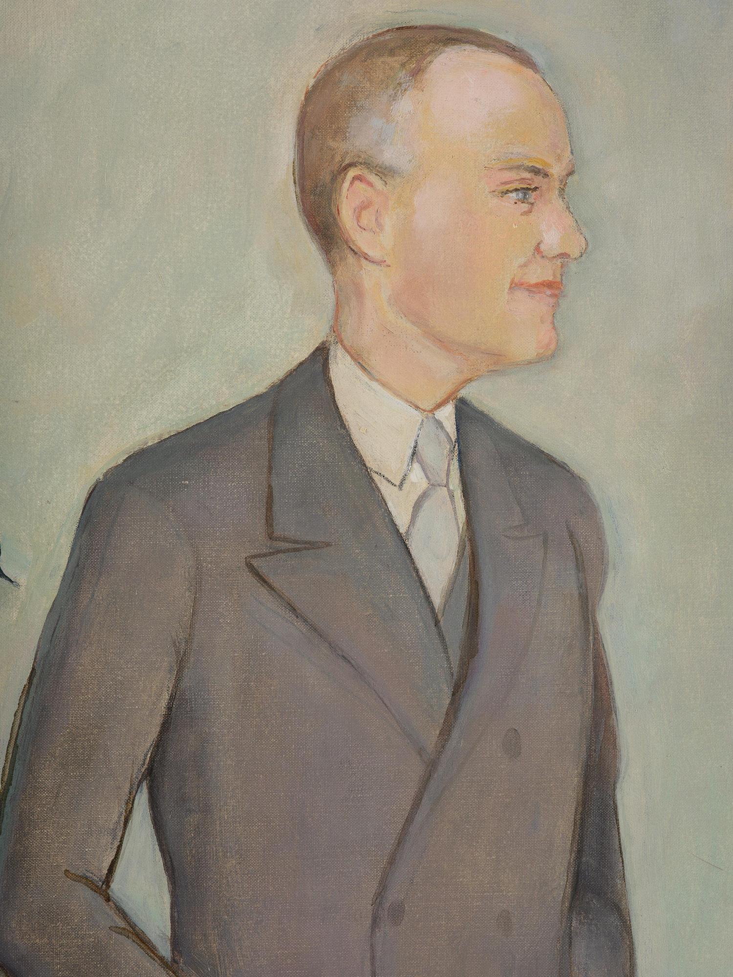 Einar Jolin, Self-portrait.