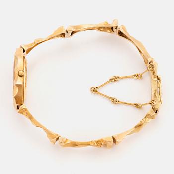 A Björn Weckström Lapponia ladies watch, 'Pola negri'. 18K gold. 1995.