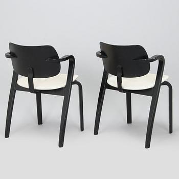 Ilmari Tapiovaara, a set of six 1960s 'Aslak' armchairs for Asko, Finland.