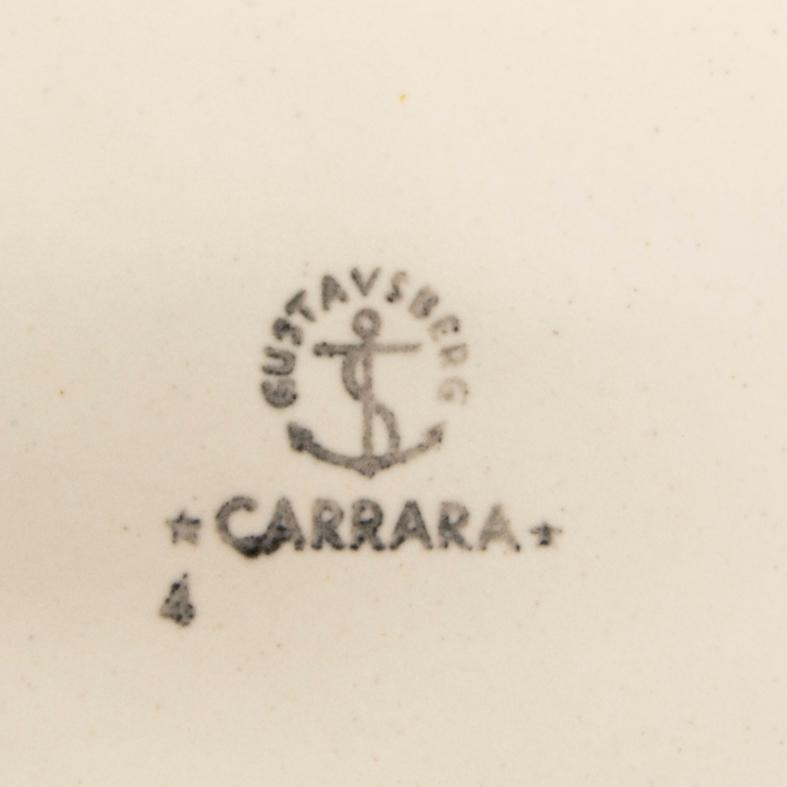Wilhelm Kåge, bowl "Carrara", Gustavsberg.
