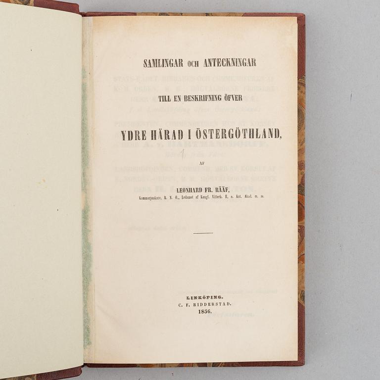 Rääf om Ydre härad i Östergötland (6 vol).