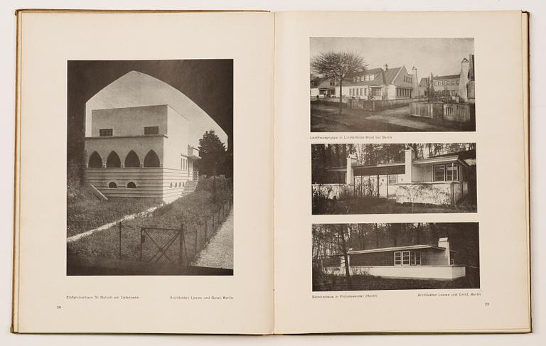 BOK, "Junge Baukunst in Deutschland", H. De Fries, Otto Stollberg, Berlin, 1926.