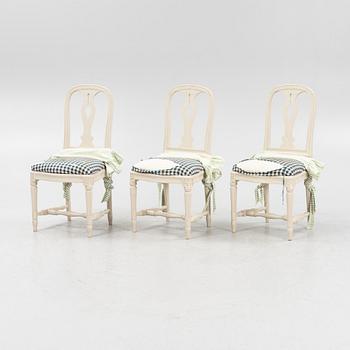 Stolar, 3 st, "Hallunda", IKEA:s 1700-tals serie 1990-tal.