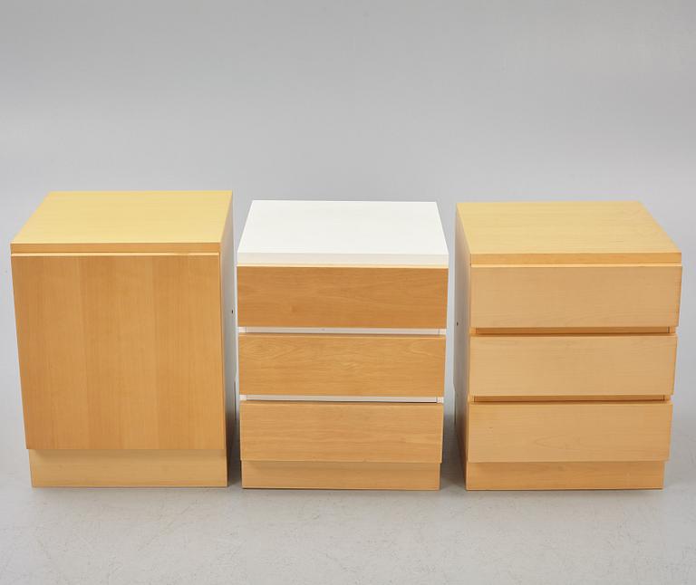 Pirkko Stenros, two dressers, a cabinet and a table top, Muurame, Finland.