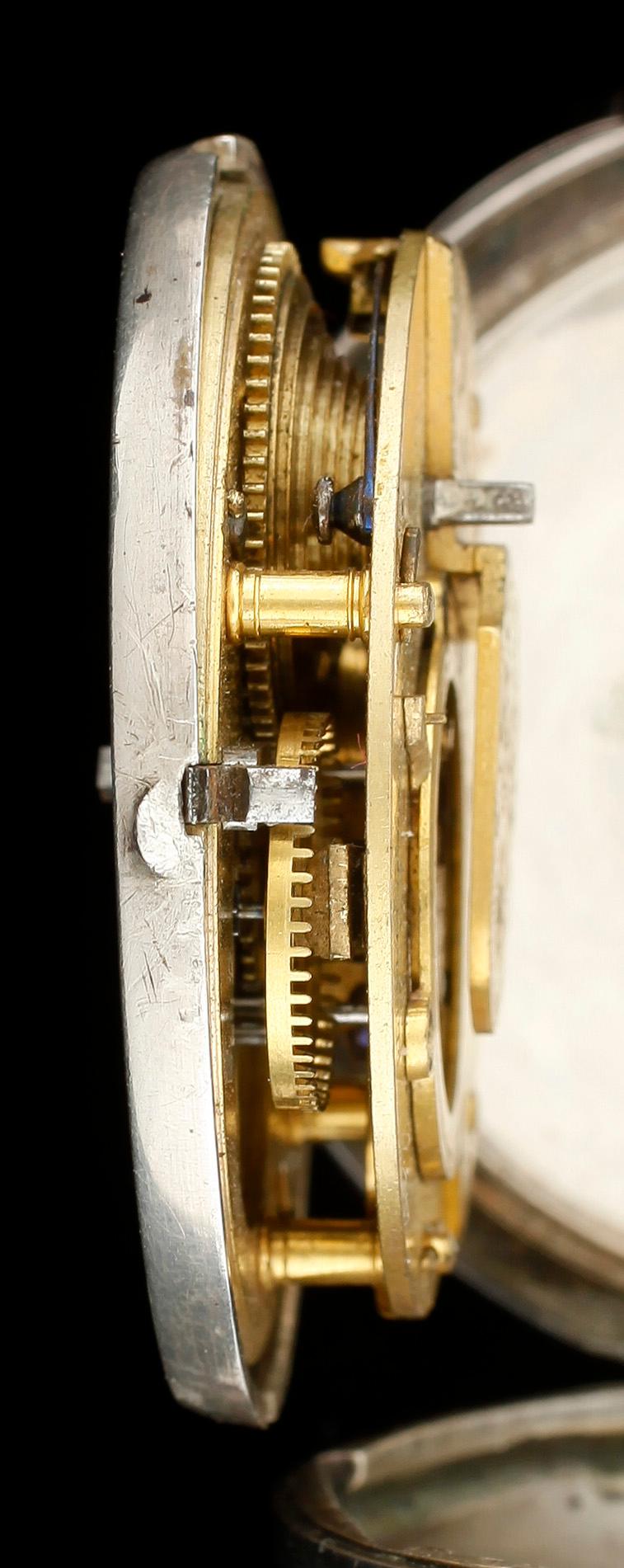 FICKUR, silver, BN, London, 1781. Vikt ca 126g.