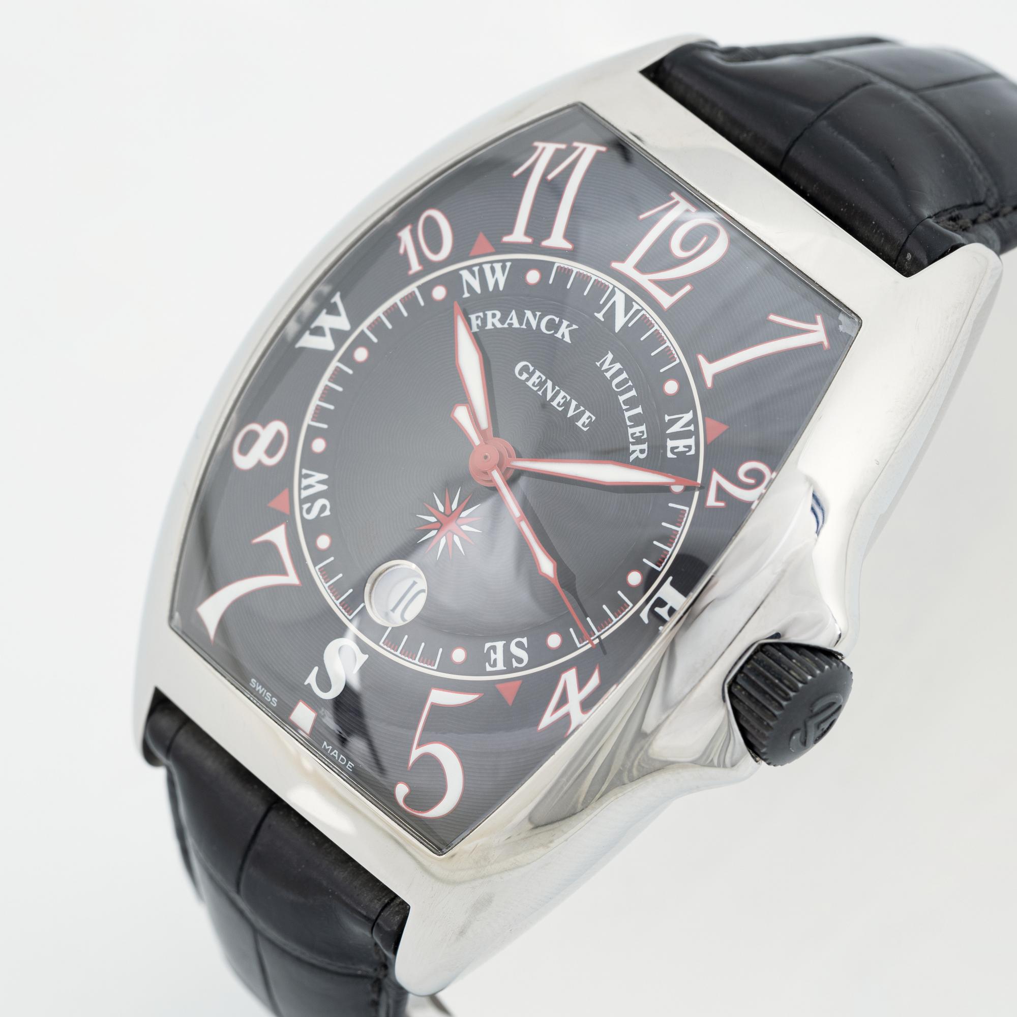 FRANCK MULLER, Mariner, wristwatch, 43,5 x 50,5 mm,