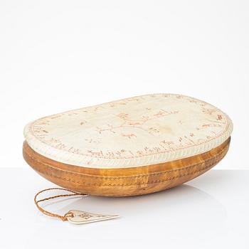 Anders Sunna, Drum, Goavddis, signed and dated 1976.