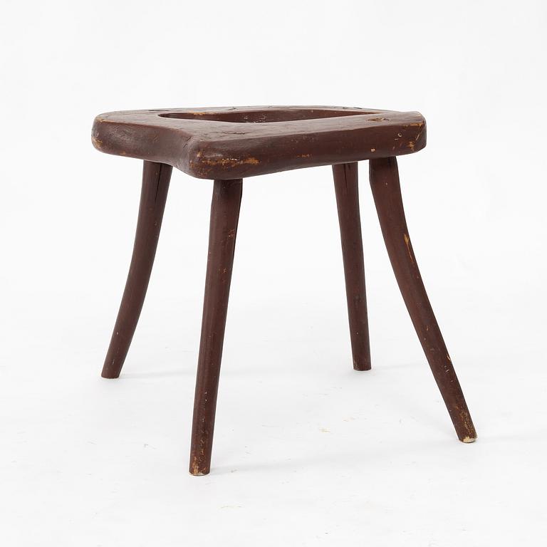 A Swedish stool, 19th/early 20th century.