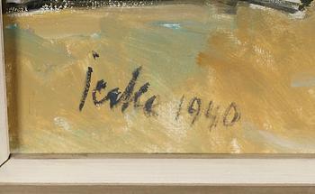 ERIK JERKEN, olja på duk, signerad och daterad 1940.