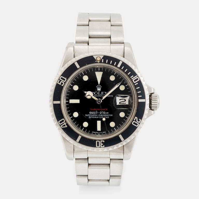 Rolex, Submariner, "Red Mark VI", ca 1972.