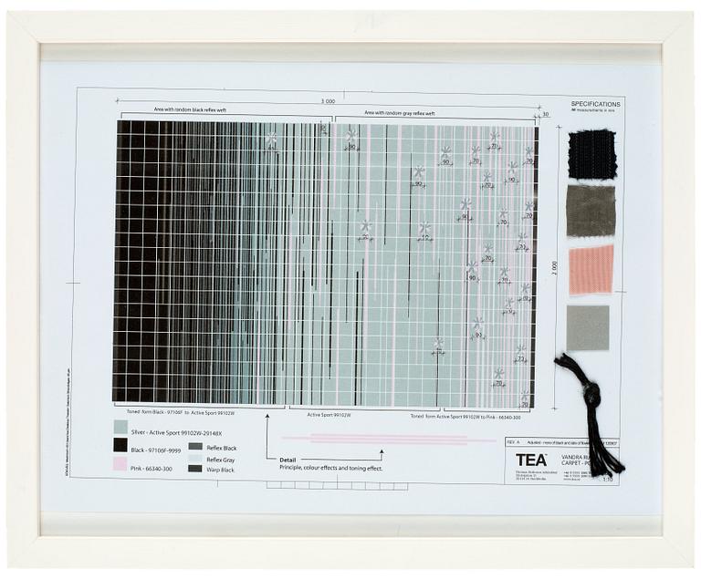 CARPET. "The Pond". Thomas Eriksson Arkitekter. Ca 300 x 200 cm.