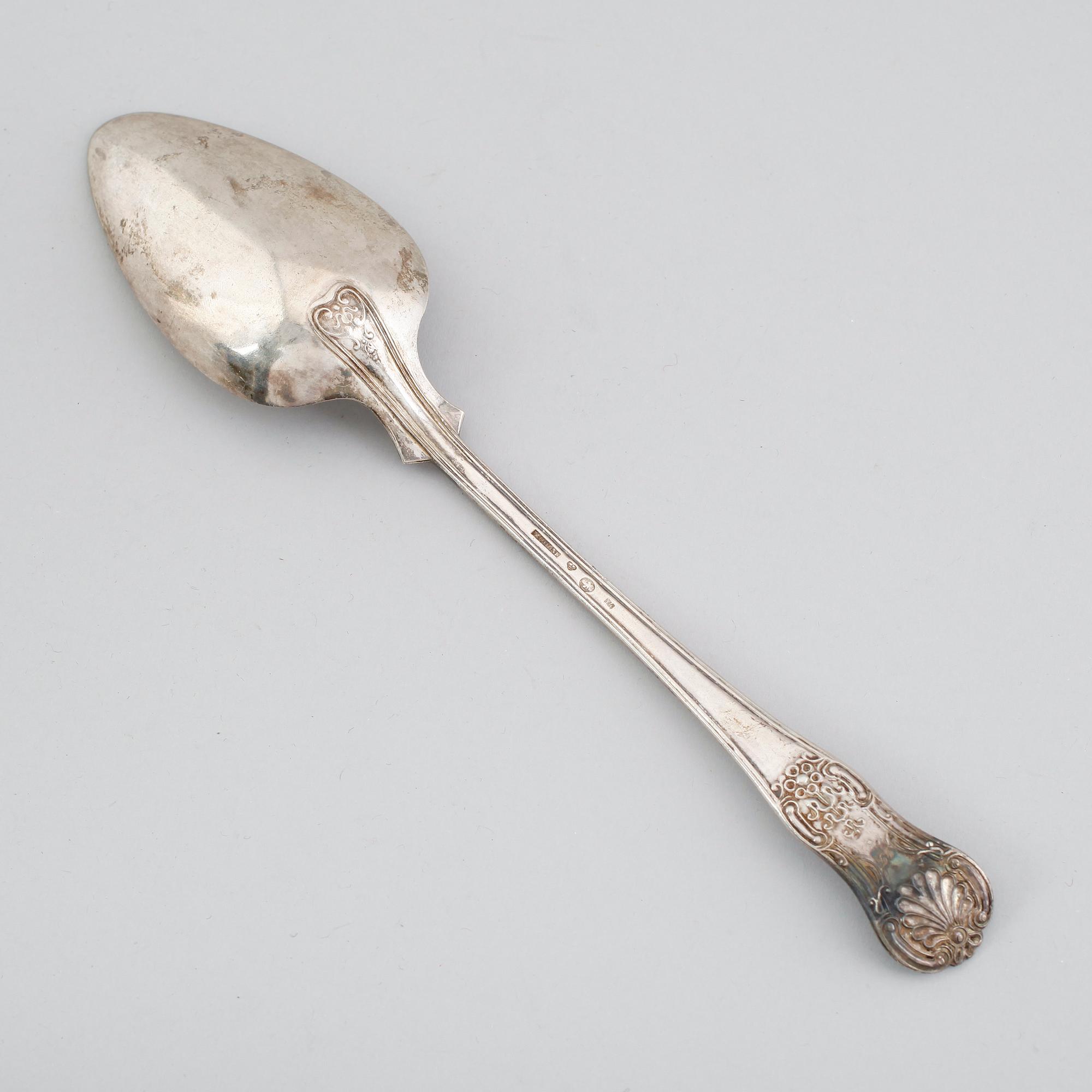 RAGUSKED, silver, Frans Holm, Vadstena 1853. Vikt ca 118 gram.