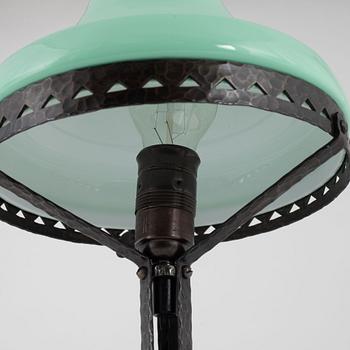 An Art Nouveau ceiling lamp, early 20th Century.