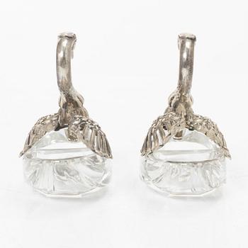 13 pieces of silover for the table, different makers including C.G.Hallberg and GAB, Sweden.