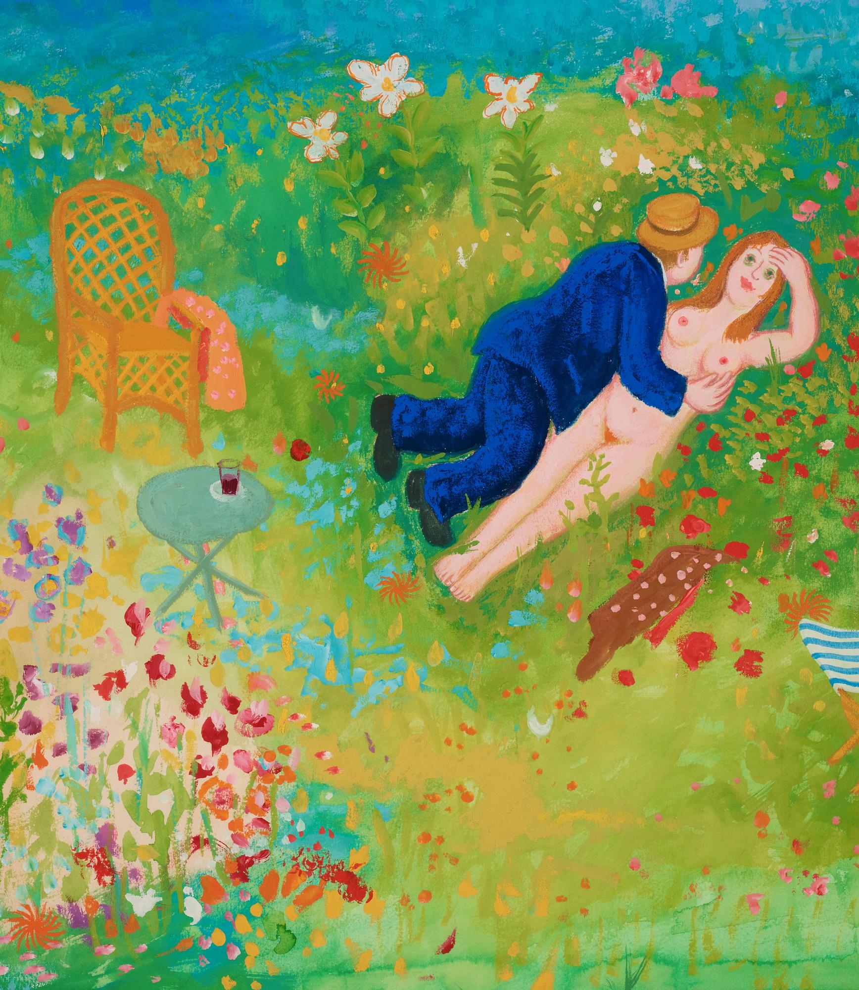 Lennart Jirlow, Couple in landscape.