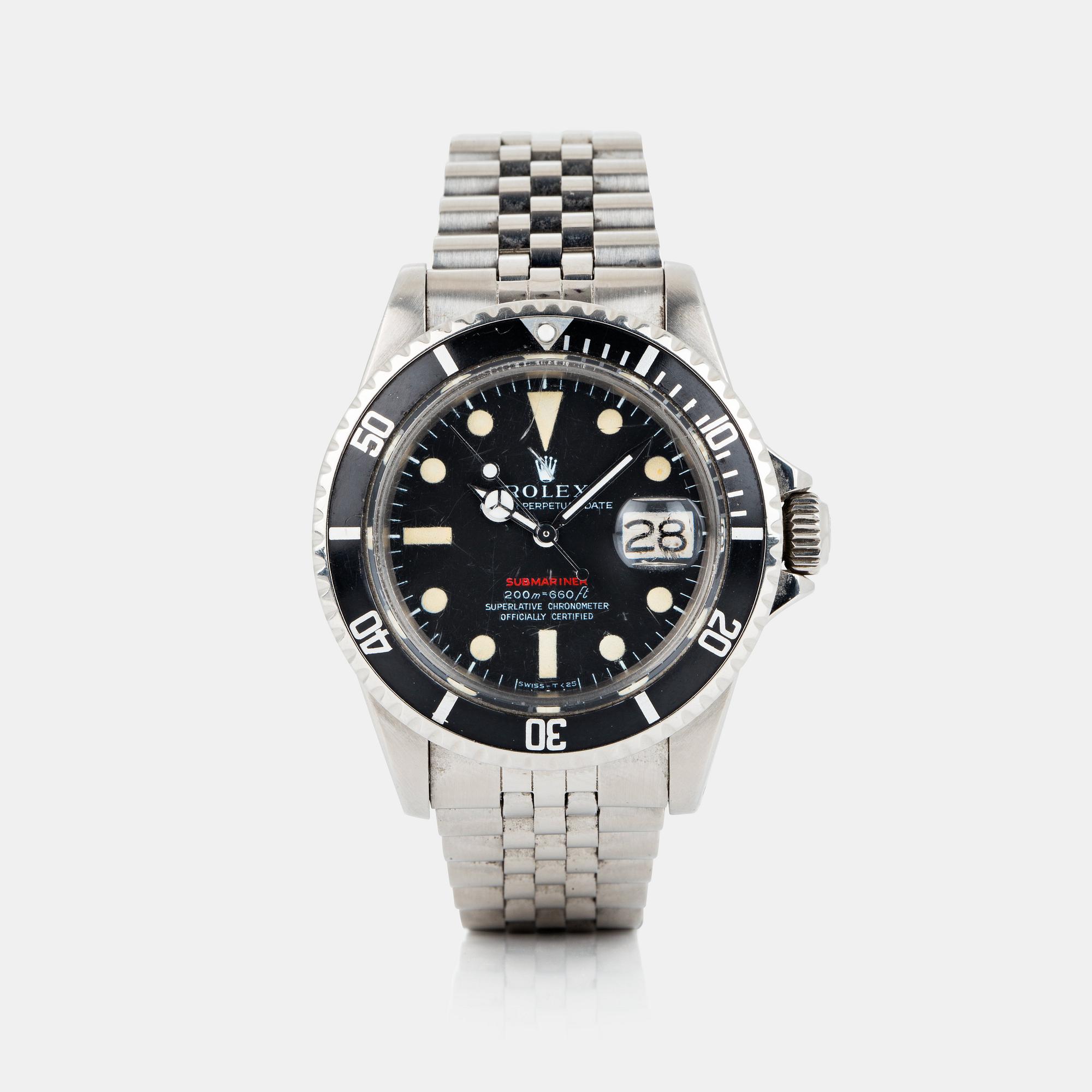 ROLEX, Submariner, "Red Meters first Mark II".