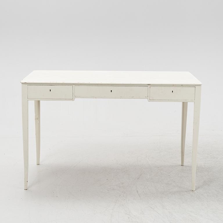 Carl Malmsten, skrivbord, "nya guldheden", Åfors Möbelfabrik.