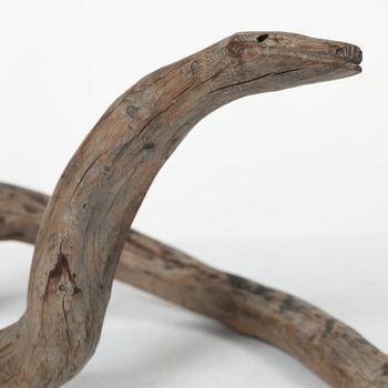 Snake, folk art, 19th century.