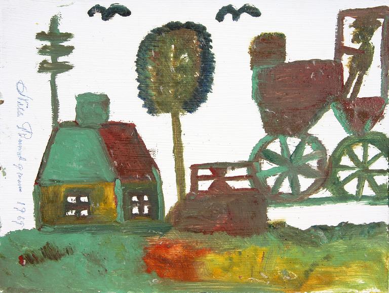 NILS RUNDGREN (Björnjägaren), 3 st blandteknik, sign samt dat "69".