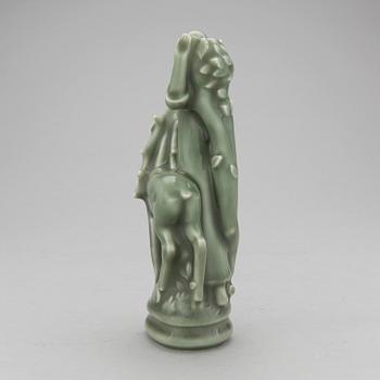 HELGE CHRISTOFFERSEN, skulptur, keramik. Signerad. Royal Copenhagen.
