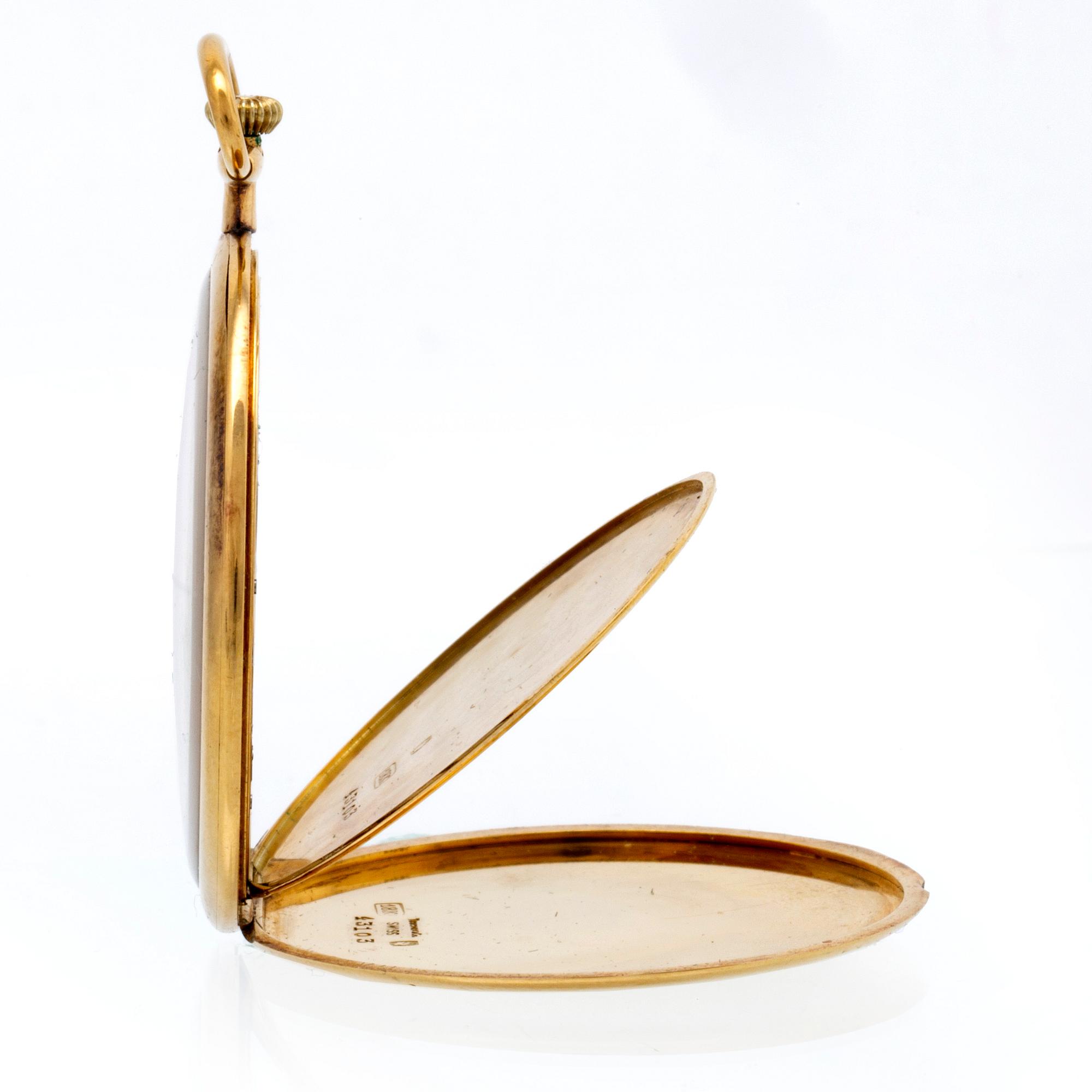 Touchon & Co för Tiffany & Co, fickur / frackur med chatelaine, 44,5 mm,