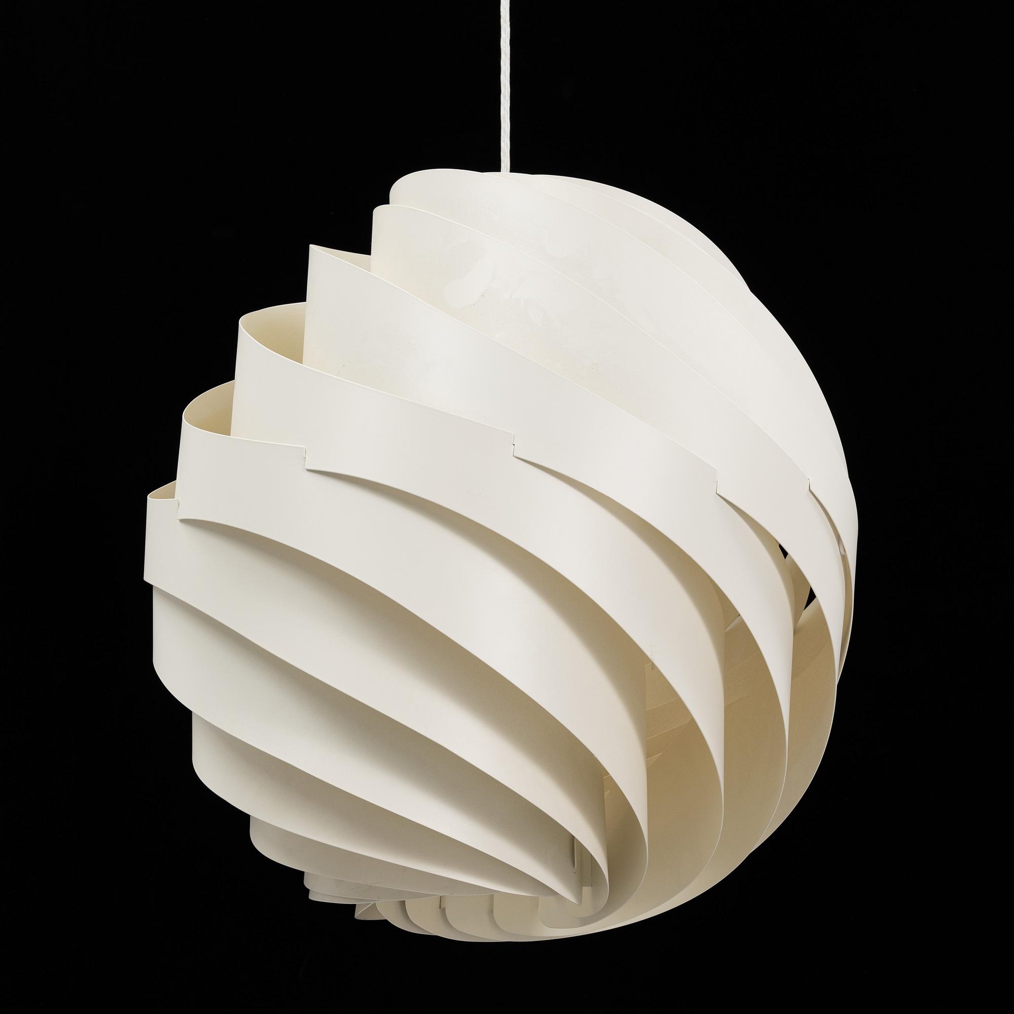 Louis Weisdorf, taklampa, "Turbo", Gubi, formgiven 1965.