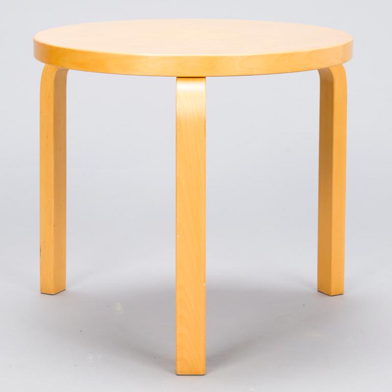 ALVAR AALTO, a late 20th century '90D' table for Artek.
