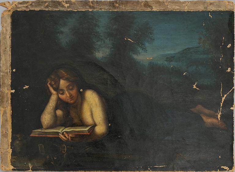 OKÄND KONSTNÄR, olja på duk, 1800-tal.