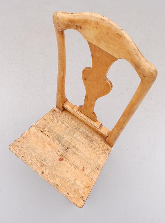 STOL, barocktyp, 1700-tal.