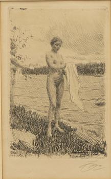 Anders Zorn, "Dalälven".