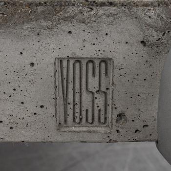 A concrete coffee table by Morten Voss, designed 1994.