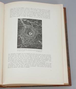 BÖCKER, 3 vol, "Svenska Fåglar", M,W & F von Wright. Stockholm, 1924 och 1929.