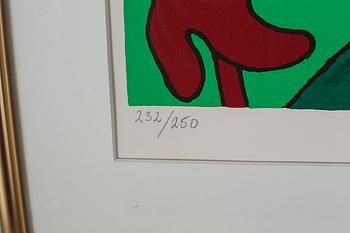 BEVERLOO CORNEILLE, färglitografi, signerad och numrerad 232/250.