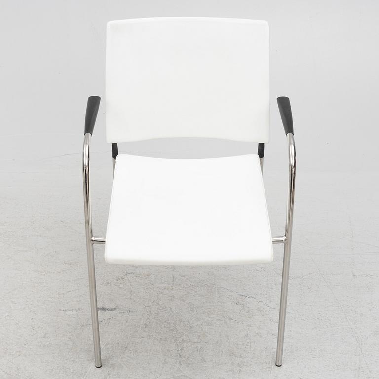 Johannes Foersom & Peter Hiort-Lorenzen, a set of eight 'Spira' chairs, Lammhults.