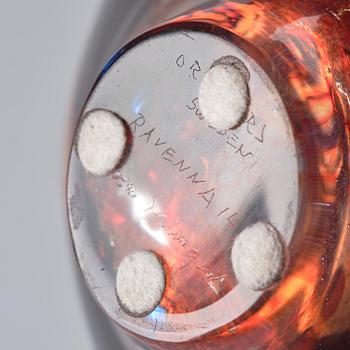 Sven Palmqvist, a ravenna glass bowl, Orrefors 1951, no 141.