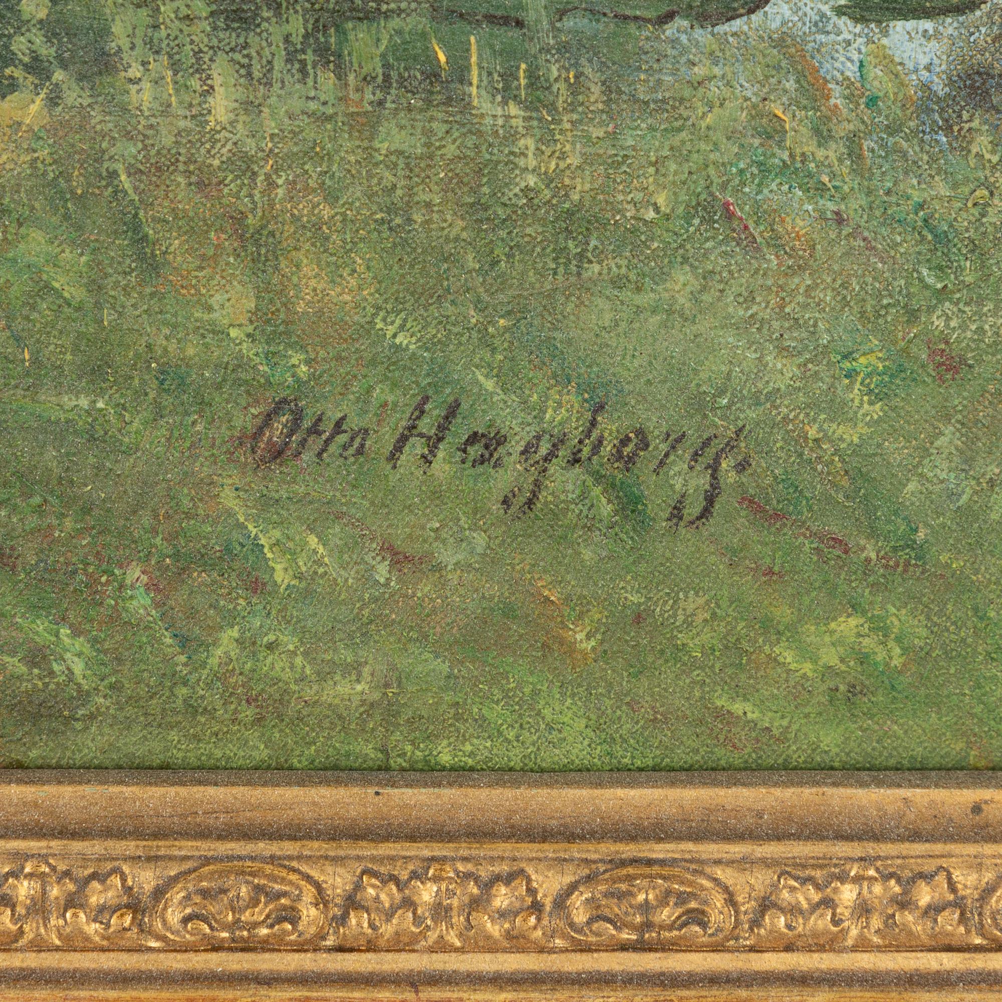 Otto Hagborg, Kvinna vid kvarndamm.