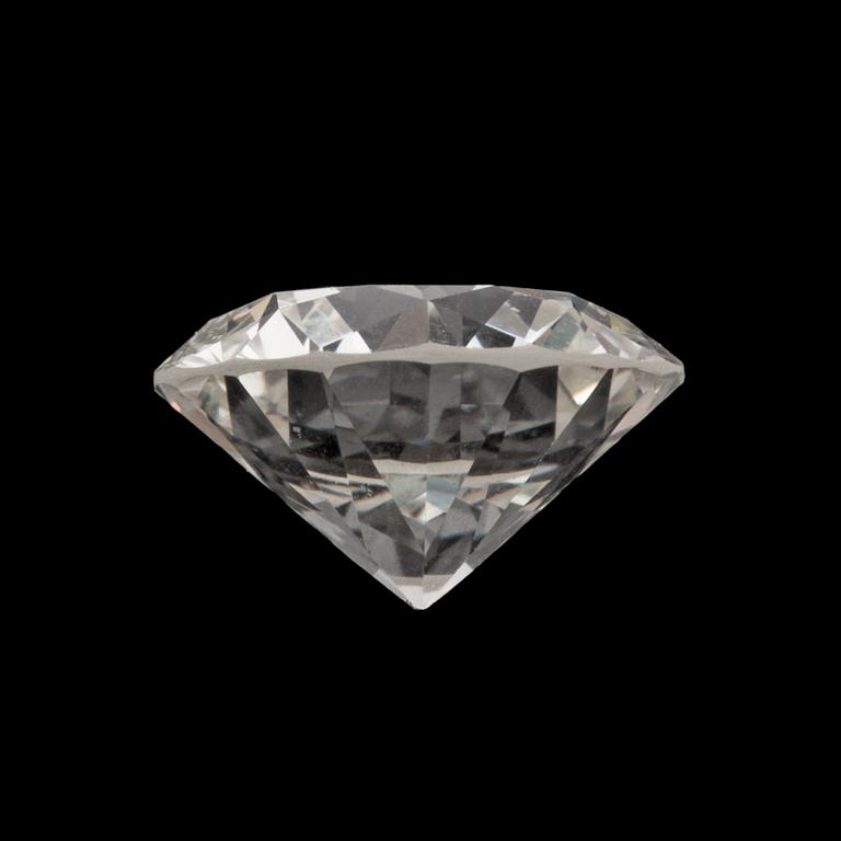 A brilliant cut diamond, 1.83 cts.