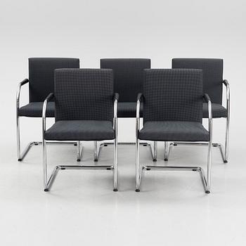 Antonio Citterio & Glen Oliver Löw, five 'Visasoft Visavis' chairs, Vitra, 2005.