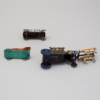 PENNY TOYS, 9 stycken, bland annat Tyskland, 1910/20-tal.