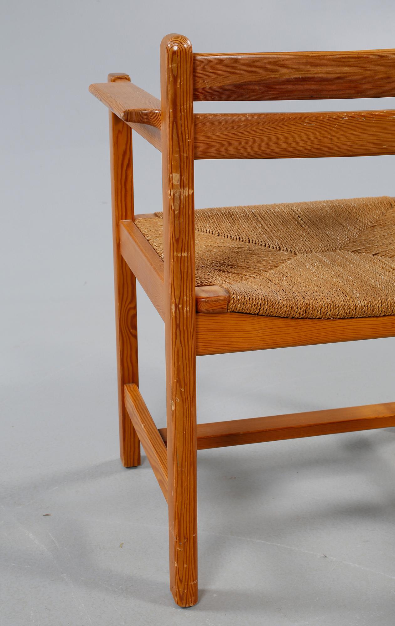 BORD SAMT STOLAR, 5 delar, Börje Mogensen, 1900-talets andra hälft.