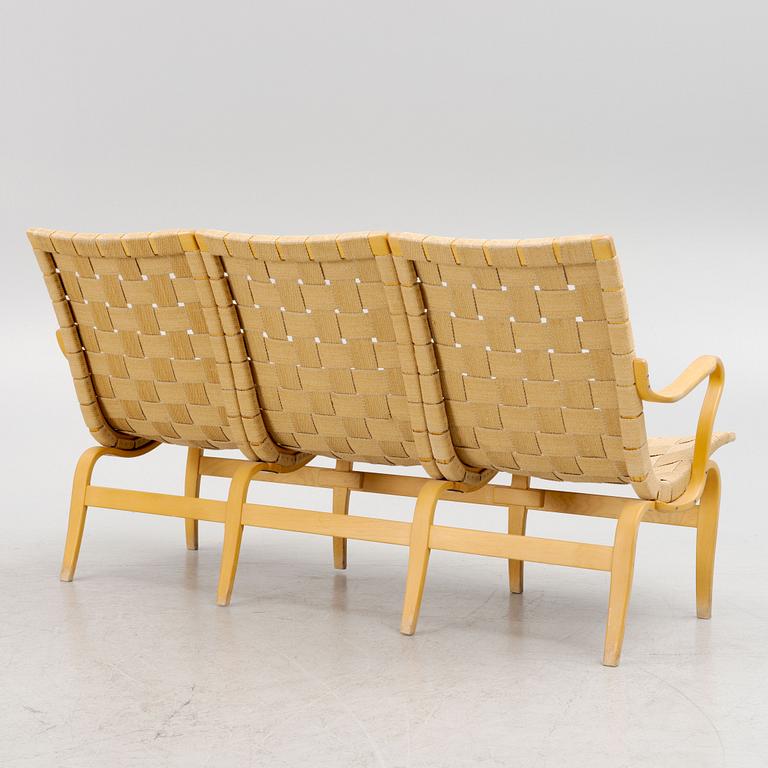 Bruno Mathsson, an 'Eva' sofa, Firma Karl Mathsson, Värnamo, 1973.