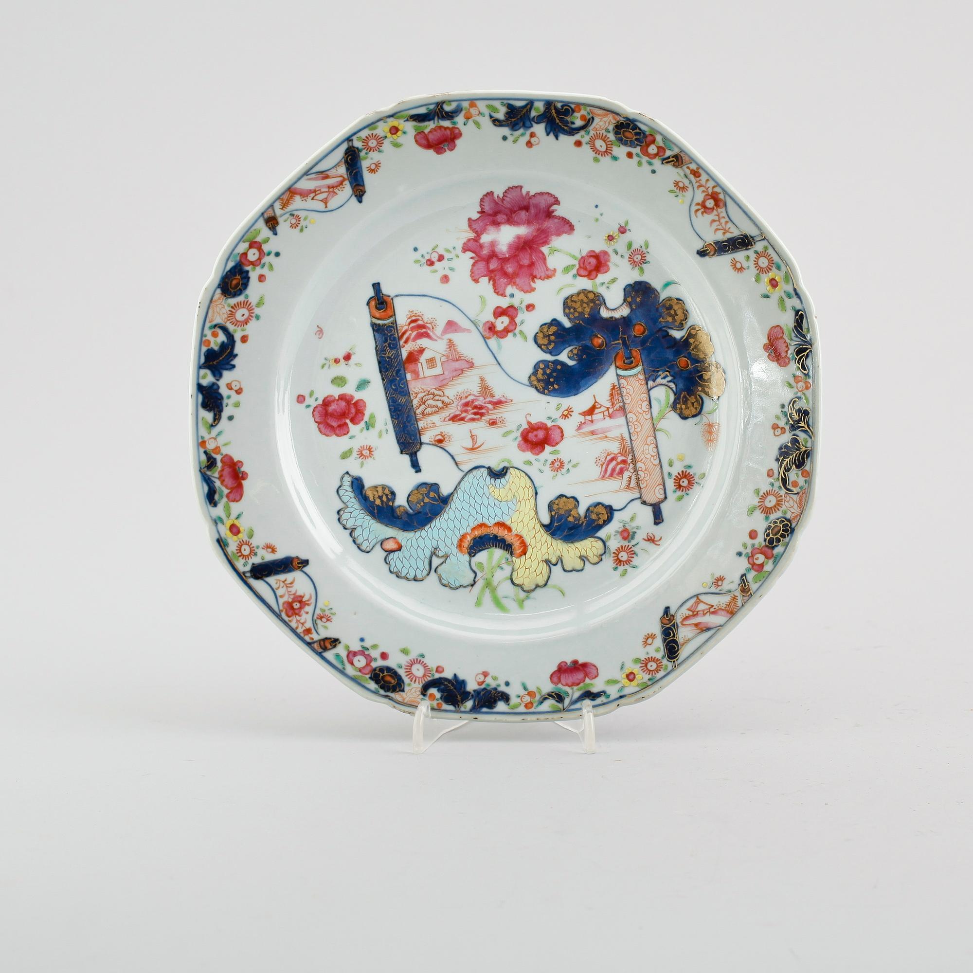 TALLRIK, porslin, Kina, Qianlong 1736-1795.