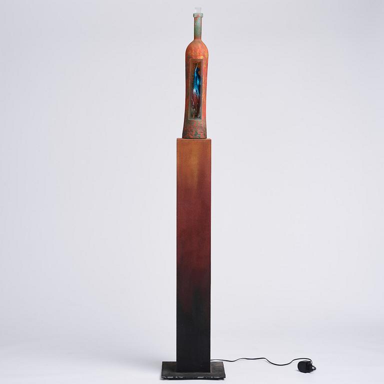 Kjell Engman, skulptur, glas, Kosta Boda, Unik.