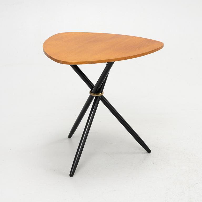 A teak veneered Swedish Modern table, mid 20th Century.