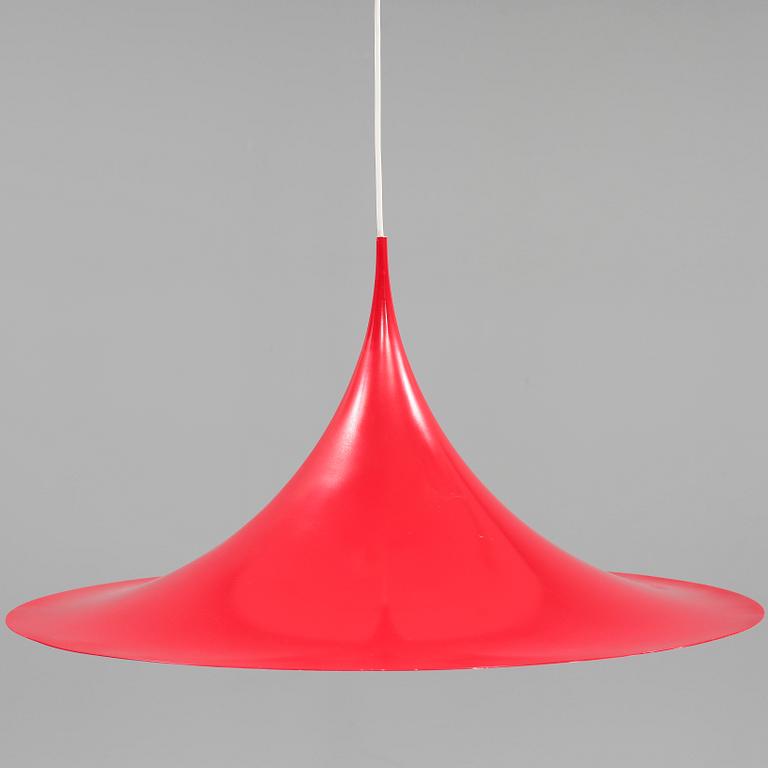 TAKLAMPA, "Semi-pendel", Claus Bonderup, Fog & Mørup, Danmark, 1900-talets fjärde kvartal. Höjd 40 cm.
