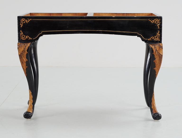 A Swedish rococo table. 18th Century.