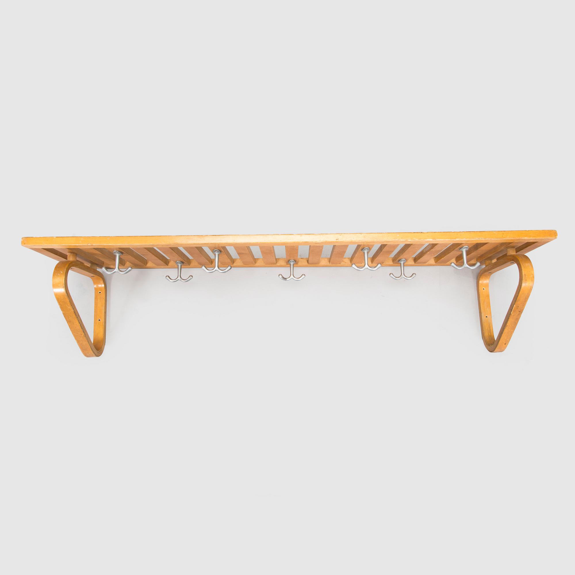Alvar Aalto, a coat rack '113' for O.Y. Huonekalu-ja Rakennustyötehdas A.B. 1930s/40s.